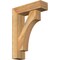 Ekena Millwork Westlake Block Rough Sawn Bracket w/ Offset Brace, Western Red Cedar, 6"W x 20"D x 28"H BKT0604X20X28WTL05RWR - alternate 1